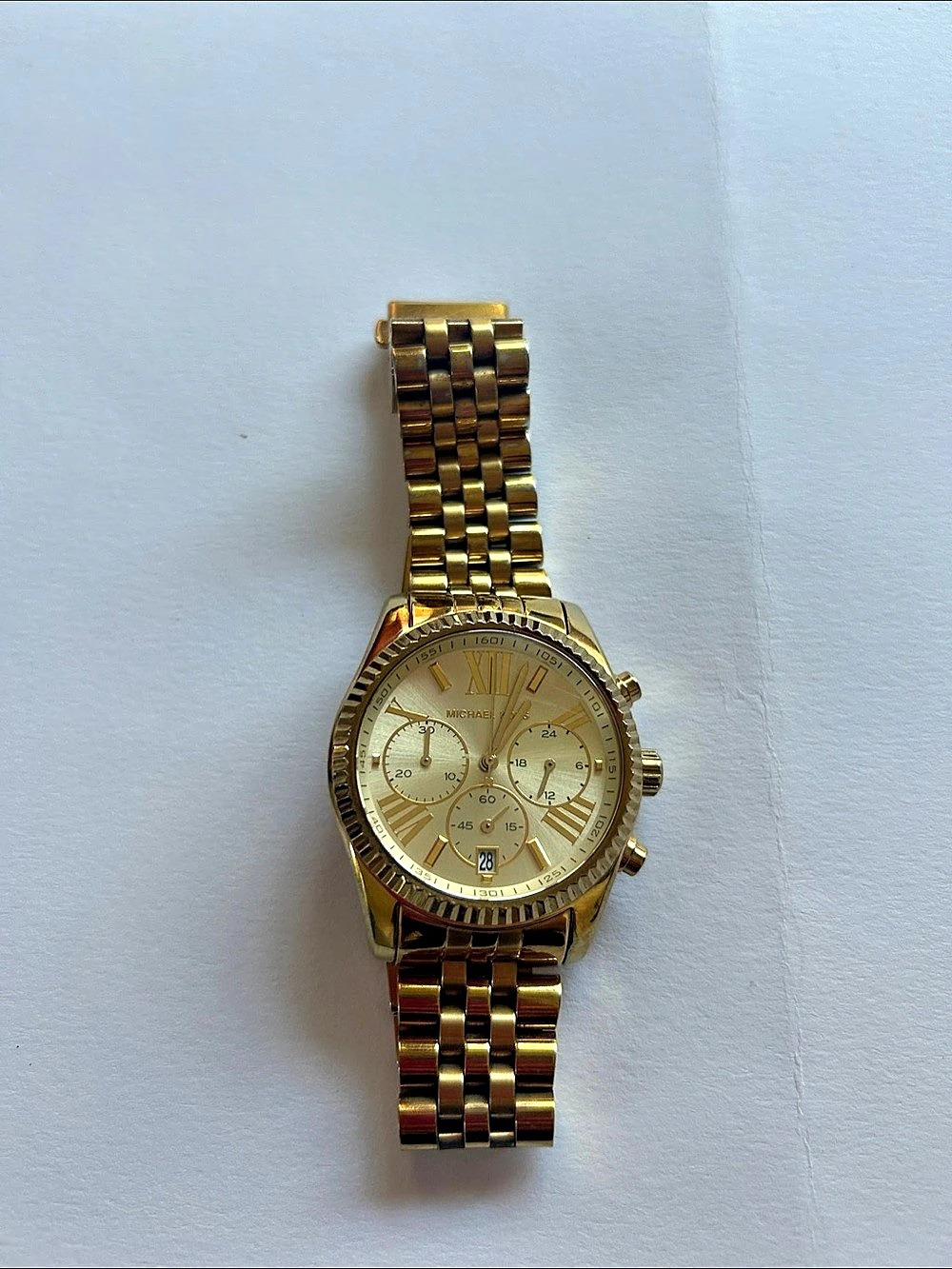 Michael Kors Mini Bradshaw Gold-Tone Watch MK5798